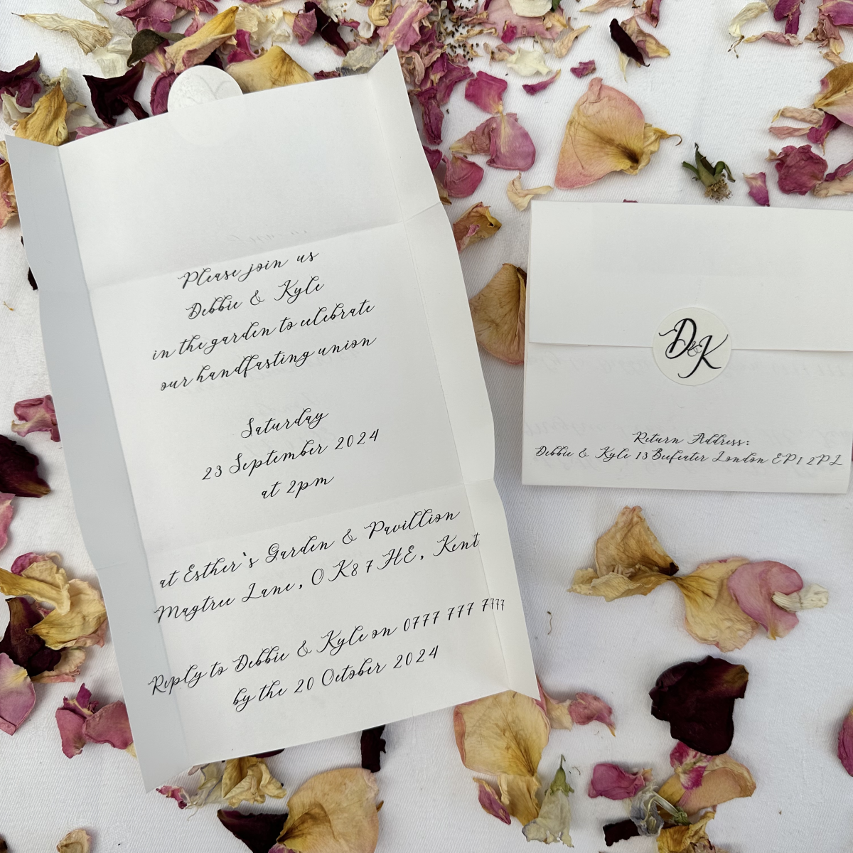 Garden Collection | Handfastening | Wedding Invitation